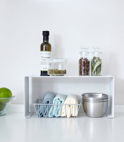 BowLift | Stackable Kitchen Shelf - Two Sizes - Steel