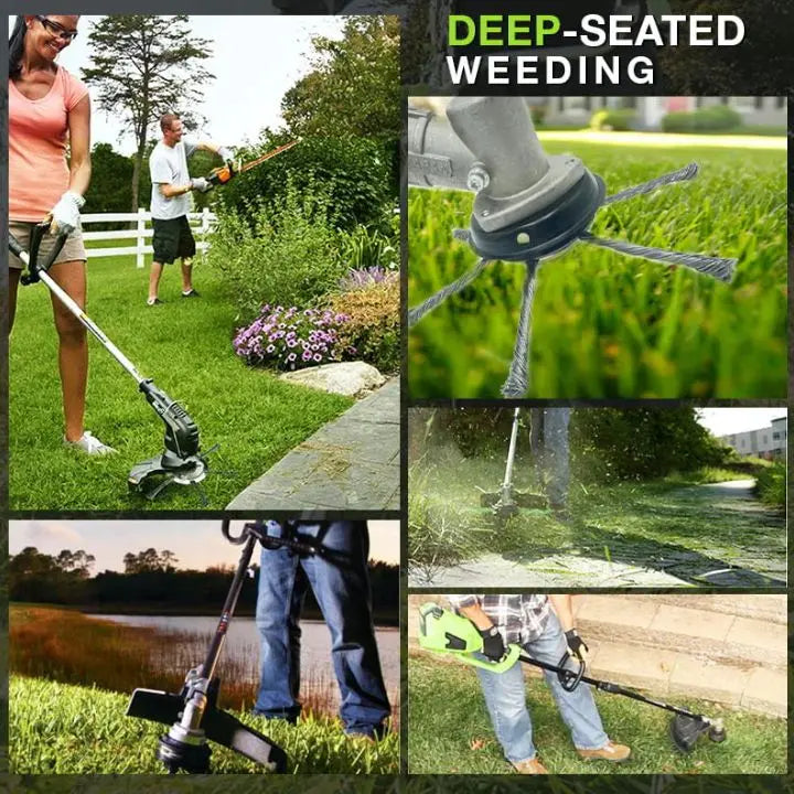 Kalsten | Steel Brush Lawn Trimmer Head – Efficient Weed Remover