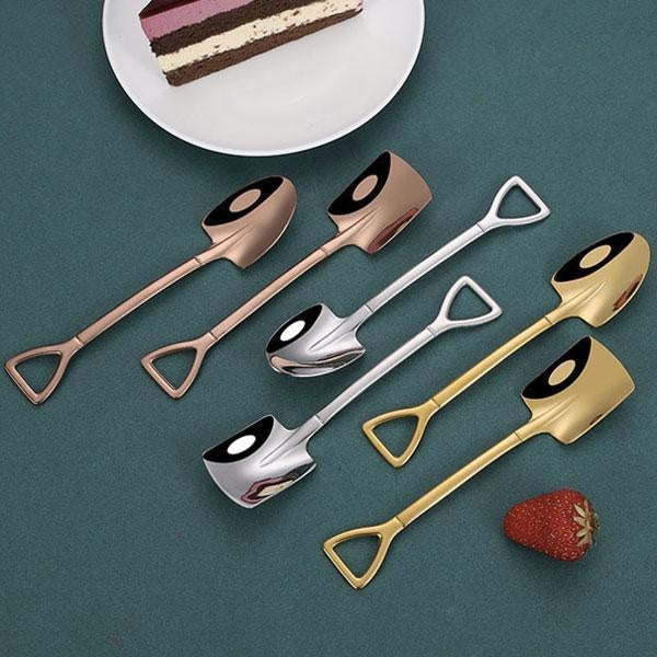 Stainless Steel Shovel Shaped Soup Spoon | Kalsten