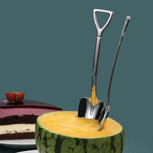 Stainless Steel Shovel Shaped Soup Spoon | Kalsten