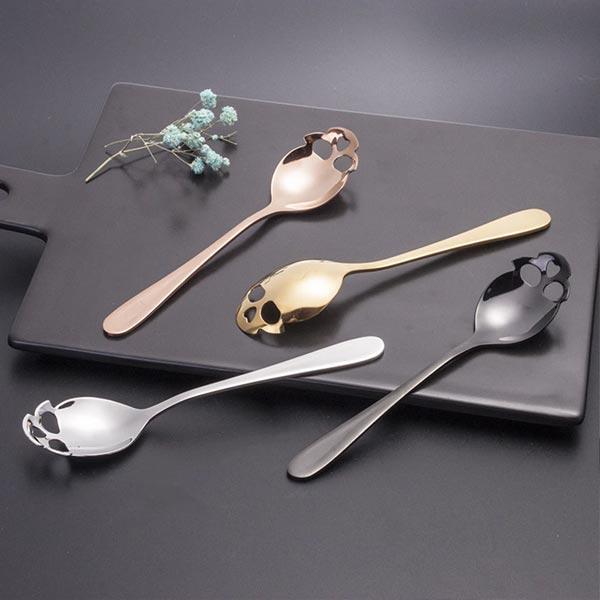 Stainless Steel Skull Teaspoon | Kalsten