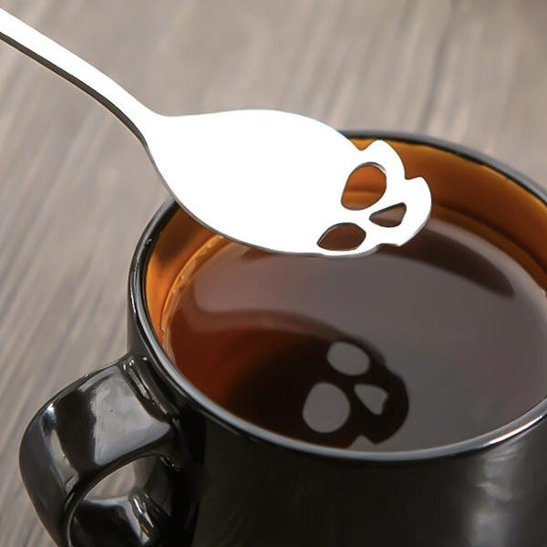 Stainless Steel Skull Teaspoon | Kalsten