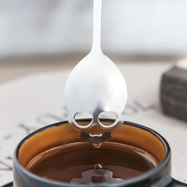 Stainless Steel Skull Teaspoon | Kalsten