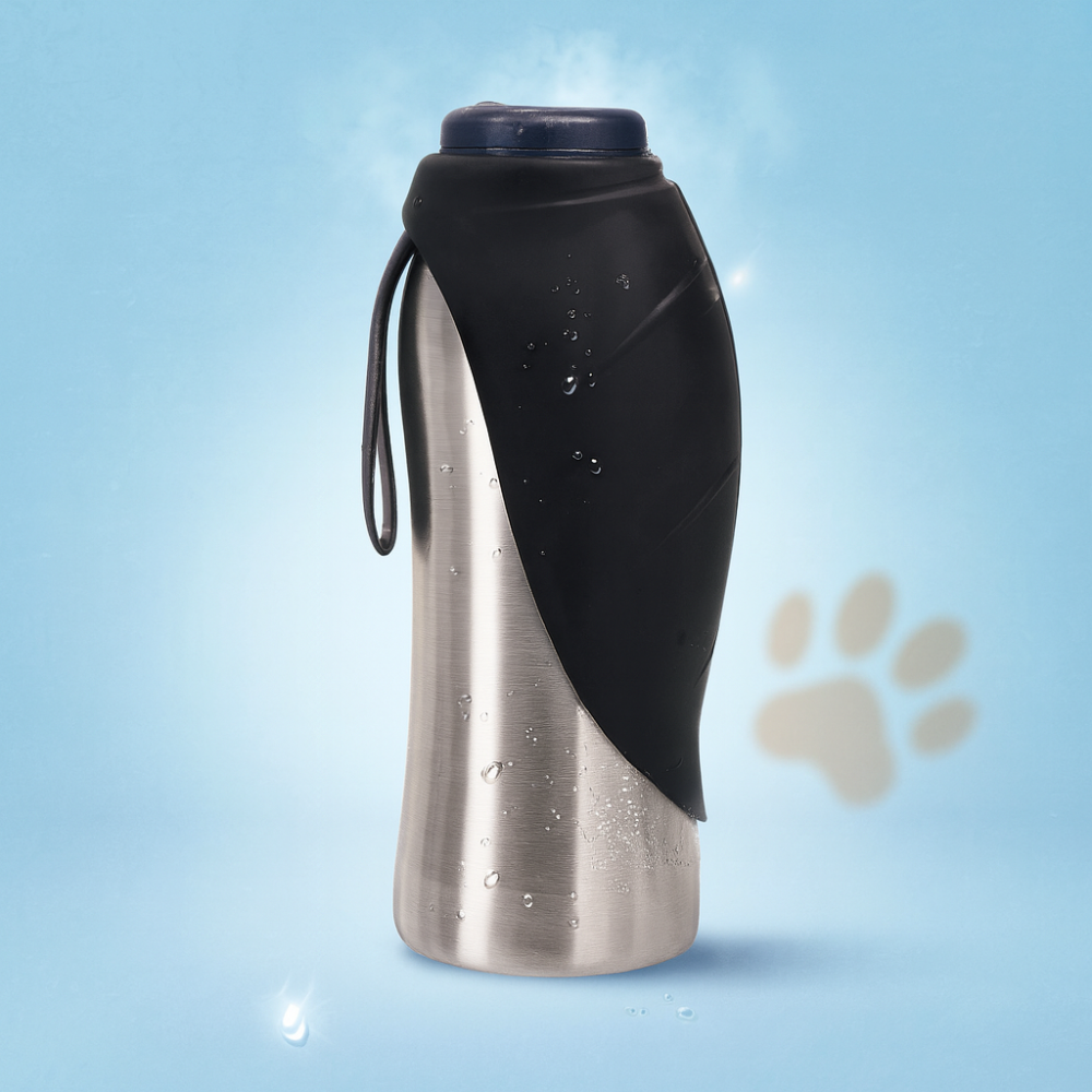 Kalsten | Stainless Steel Dog Water Bottle Portable Leak Proof Travel Bowl