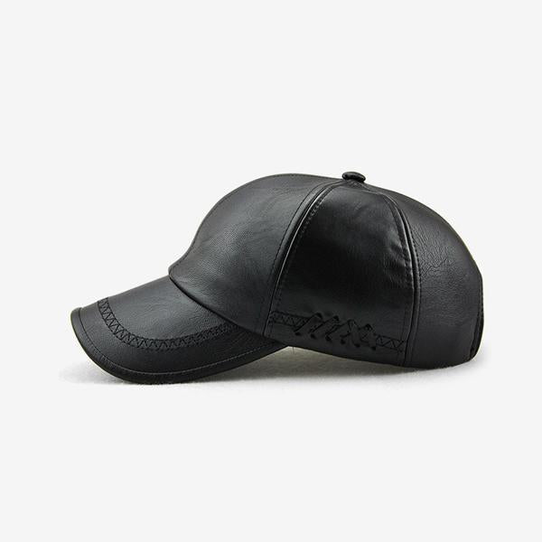 Stanley – Stylish men's baseball cap with leather look | Kalsten