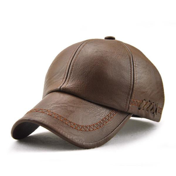 Stanley – Stylish men's baseball cap with leather look | Kalsten