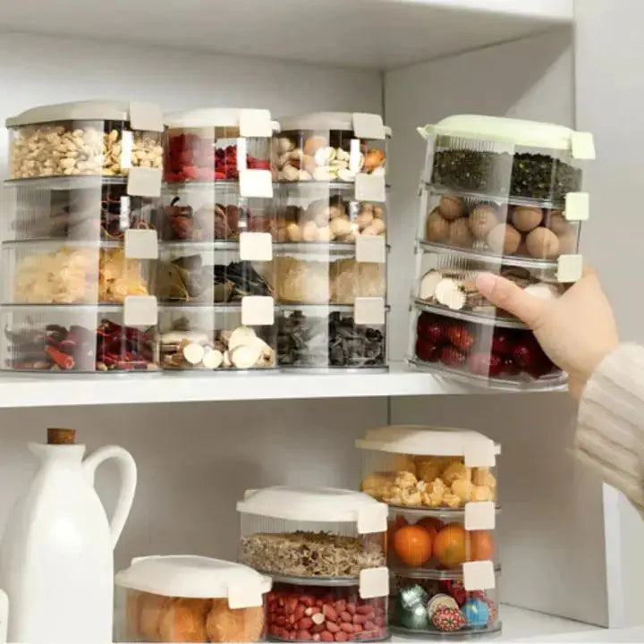 Kalsten | Stackable multi-layer spice box (5 pieces)
