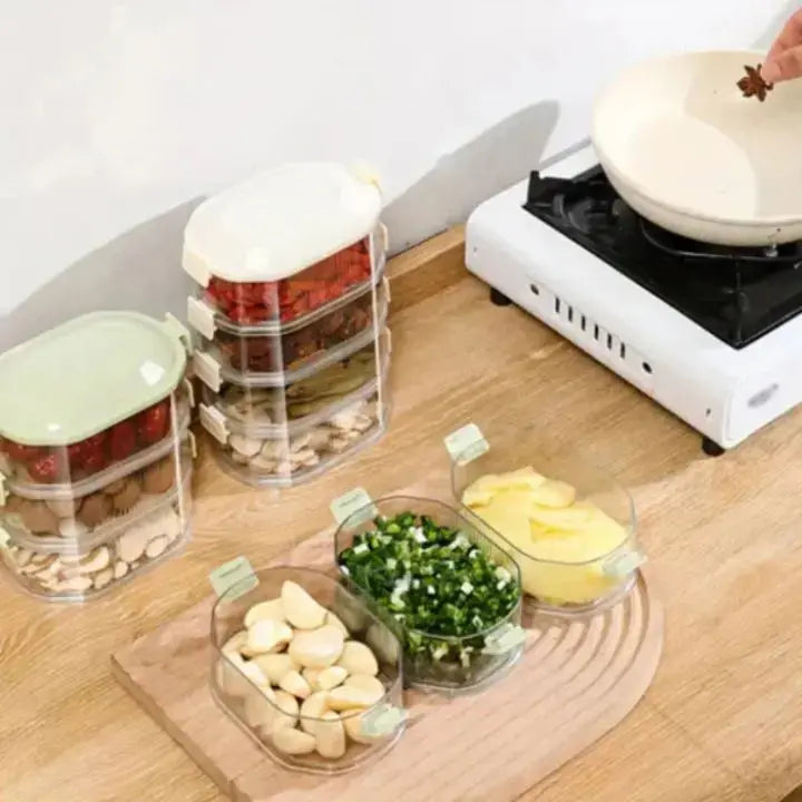 Kalsten | Stackable multi-layer spice box (5 pieces)