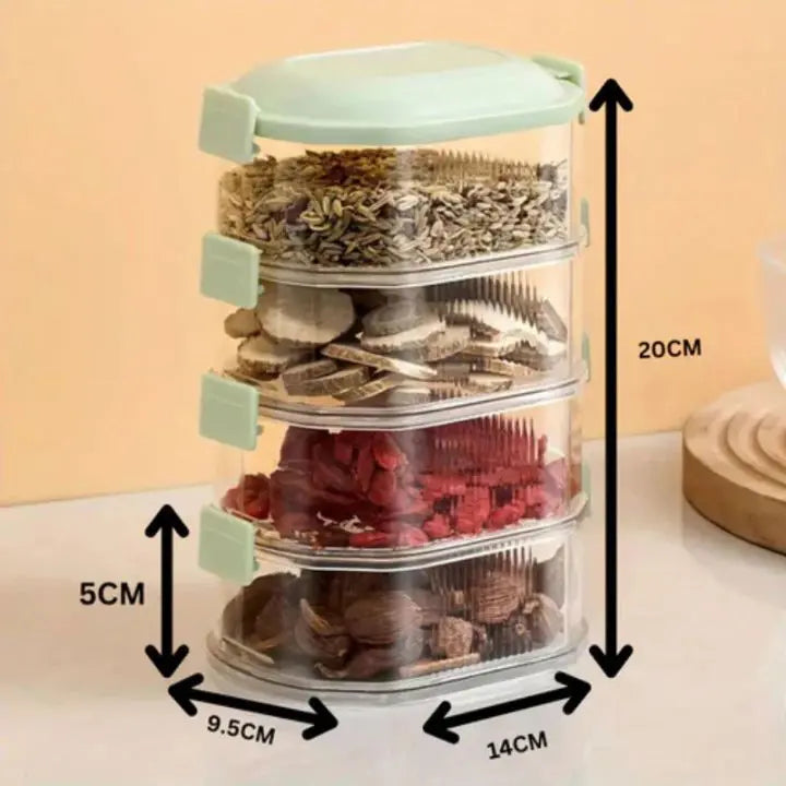 Kalsten | Stackable multi-layer spice box (5 pieces)