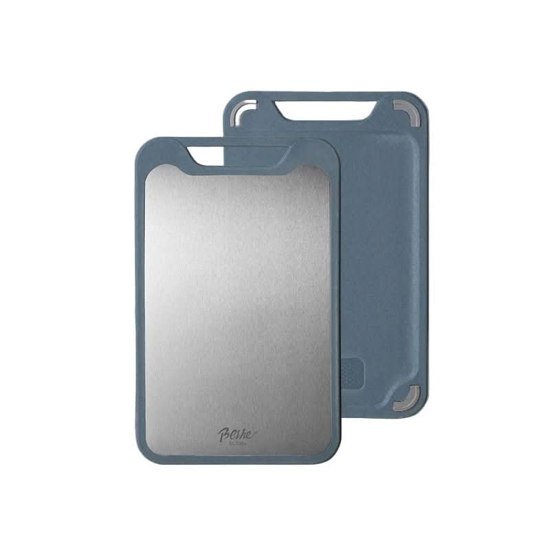 Skanto | Double-Sided Stainless Steel Cutting Board with Non-Stick Surface and Juice Groove