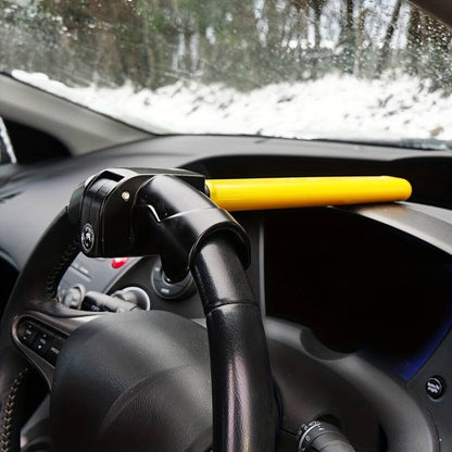 Universal Steering Wheel Lock with Adjustable Fit for Cars, Trucks and SUVs