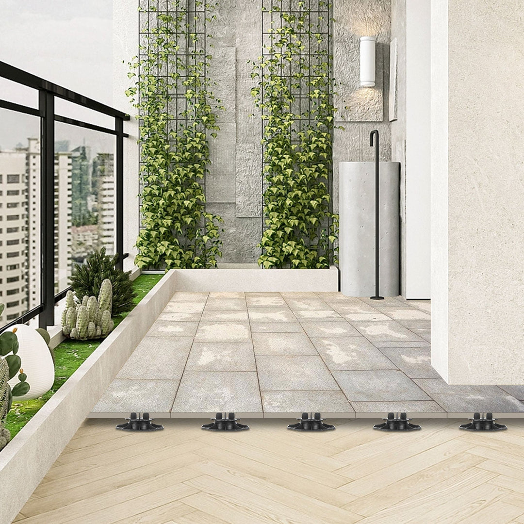 Adjustable pedestal height plate supports | Kalsten