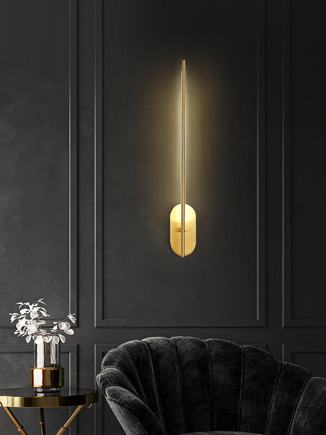 Stick Shaped Metal Wall-mounted light Sconce | Kalsten