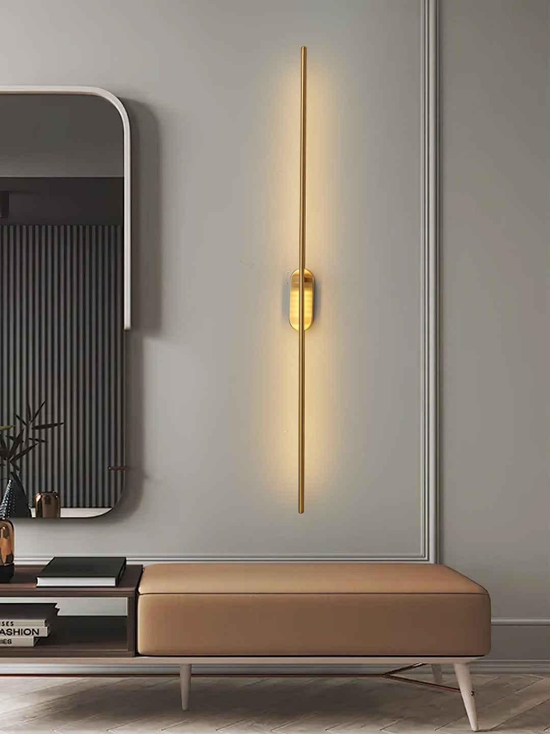 Stick Shaped Metal Wall-mounted light Sconce | Kalsten