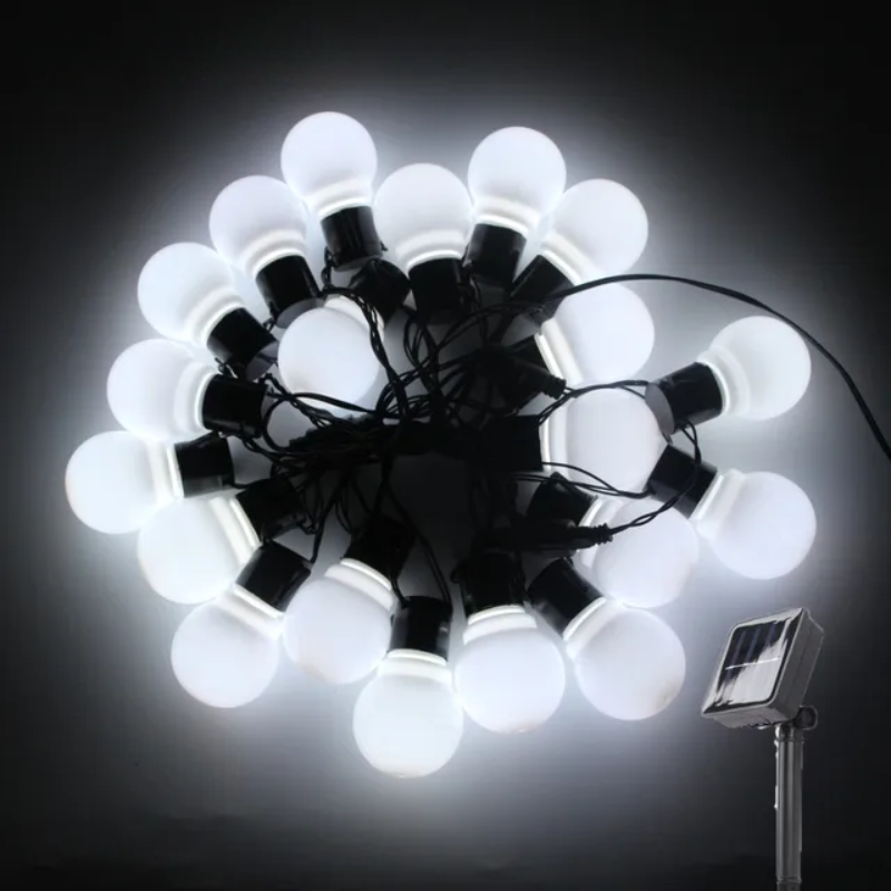 Kalsten | Waterproof Outdoor String Lights - Solar Garden Lighting for Balcony & Terrace