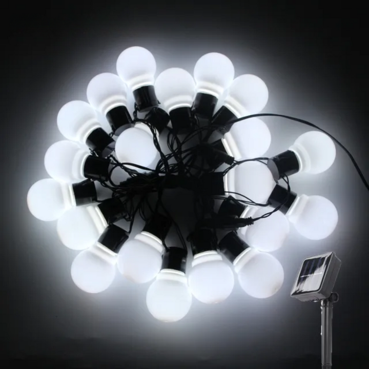 Kalsten | Waterproof Outdoor String Lights - Solar Garden Lighting for Balcony & Terrace