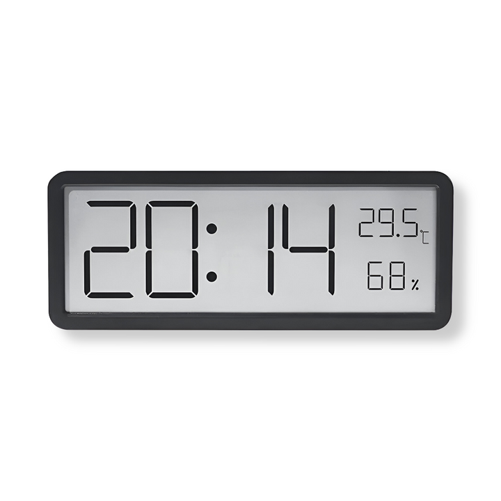 Digital LED Wall Clock – Large Display with Temperature and Humidity | Kalsten