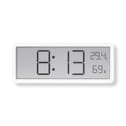 Digital LED Wall Clock – Large Display with Temperature and Humidity | Karnz