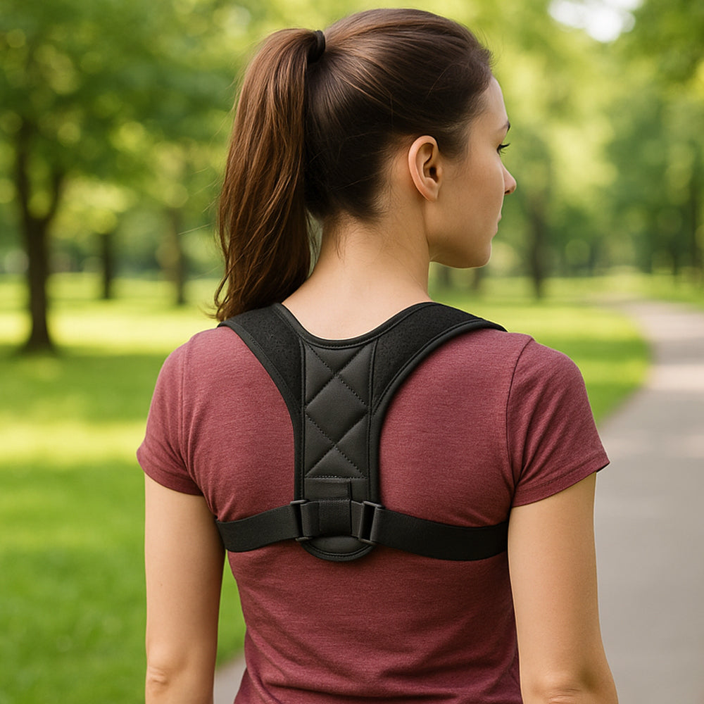 Adjustable posture-correcting back support | Kalsten
