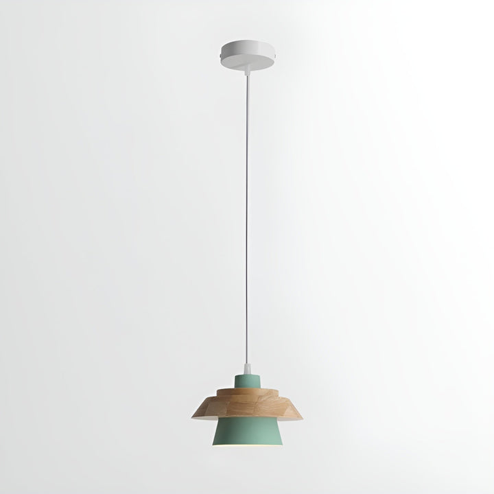 NordicMacaron Luxury Ceiling Lamp - Scandinavian Design with Wooden Finish Kalsten