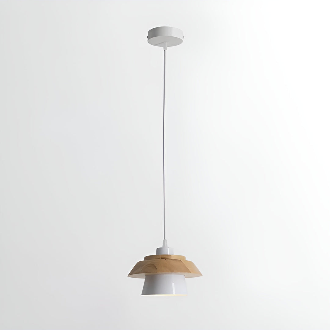 NordicMacaron Luxury Ceiling Lamp - Scandinavian Design with Wooden Finish Kalsten