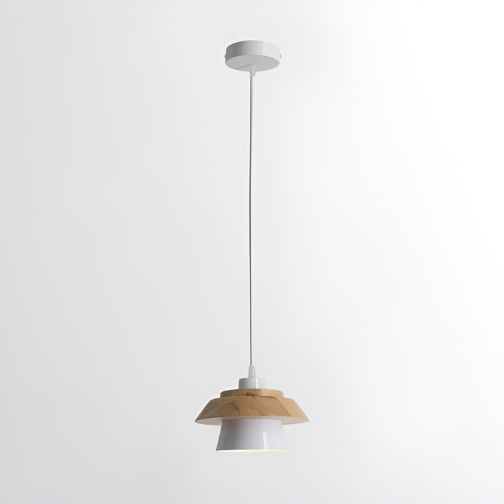 NordicMacaron Luxury Ceiling Lamp - Scandinavian Design with Wooden Finish Kalsten