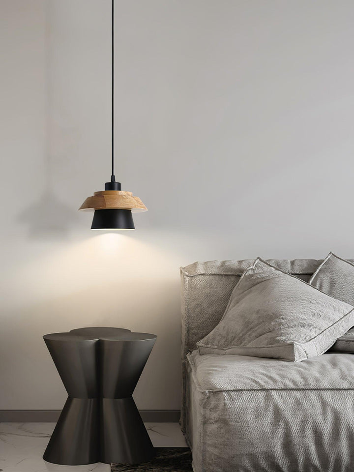 NordicMacaron Luxury Ceiling Lamp - Scandinavian Design with Wooden Finish Kalsten