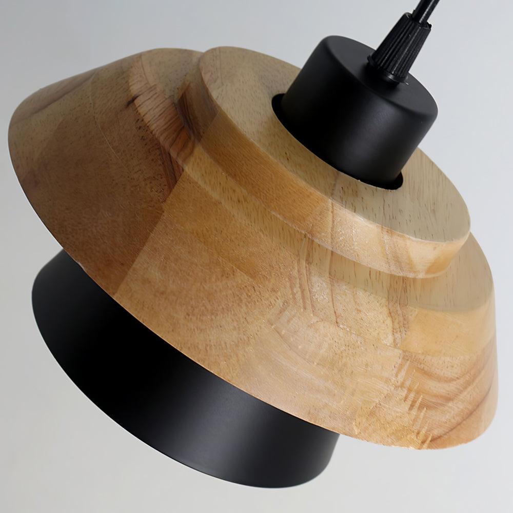 NordicMacaron Luxury Ceiling Lamp - Scandinavian Design with Wooden Finish Kalsten
