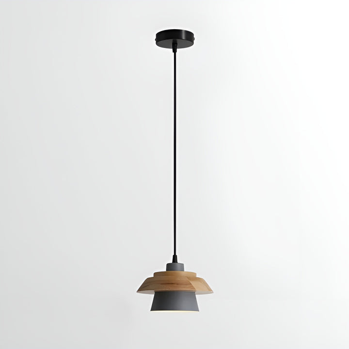 NordicMacaron Luxury Ceiling Lamp - Scandinavian Design with Wooden Finish Kalsten