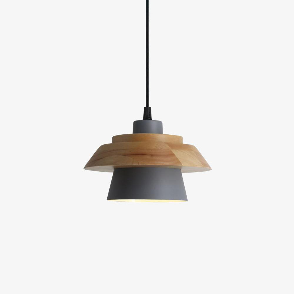 NordicMacaron Luxury Ceiling Lamp - Scandinavian Design with Wooden Finish Kalsten