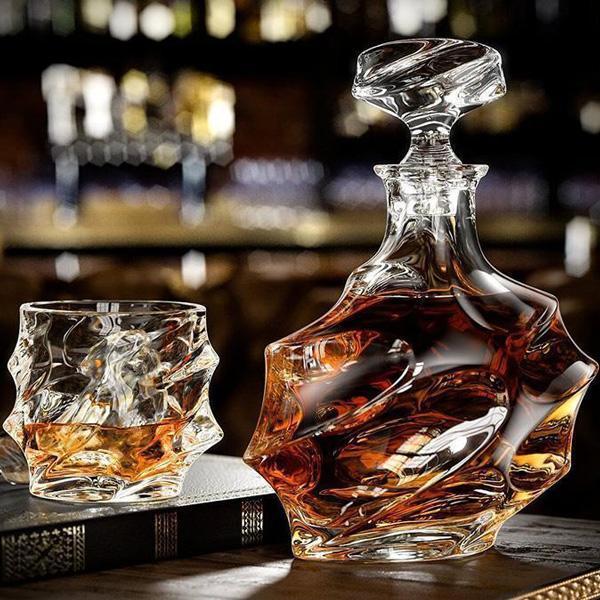 Storm Designer Crystal Whiskey Glass | Kalsten
