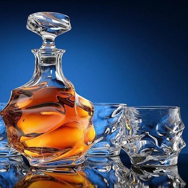 Storm Designer Crystal Whiskey Glass | Kalsten