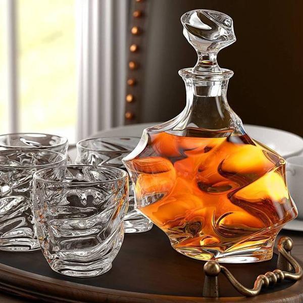 Storm Designer Crystal Whiskey Glass | Kalsten