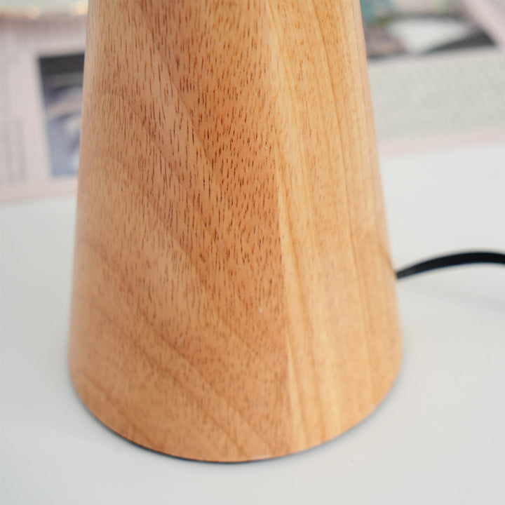 AntiqueRadiance – Elegant Wood and Metal Table Lamp | Kalsten