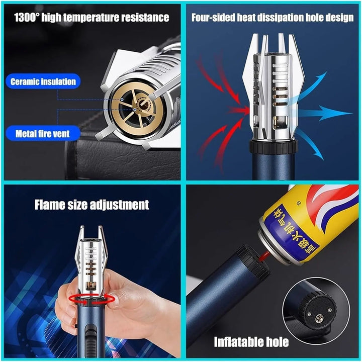 Kalsten | Storm lighter with adjustable jet flame for any weather