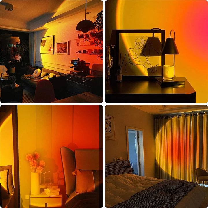 Sunset Lamp with 4 Colors - GlowSphere | Kalsten