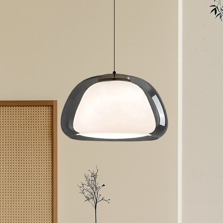 Kalsten | Nombr Jelly Glass Pendant Lamp – Modern Lamp for Kitchen and Dining Table, Adjustable Height, Soft LED Light
