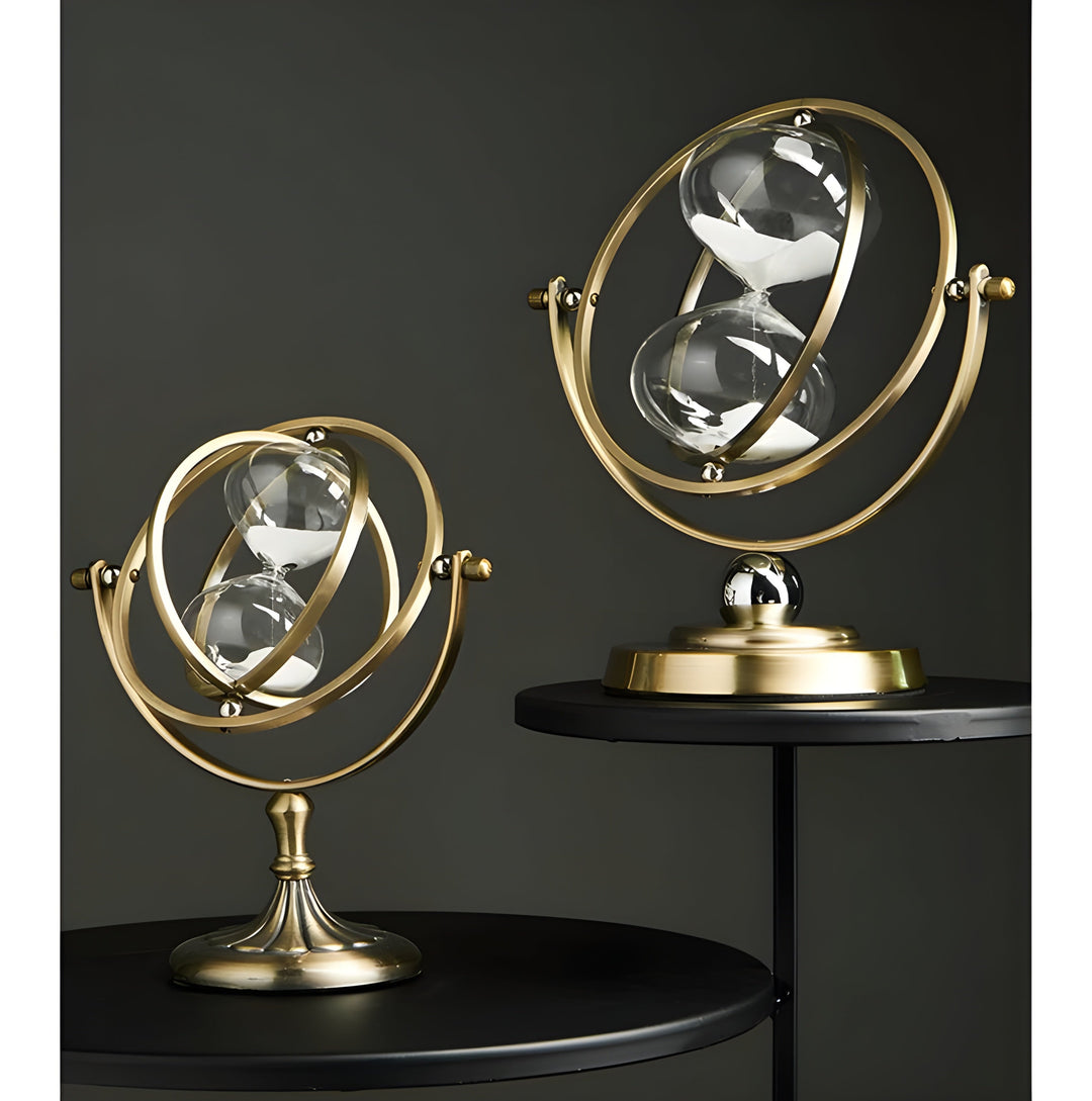 Kalsten | GracefulTime Clock – Luxury Hourglass with Elegant Gold Frame & Timeless Design