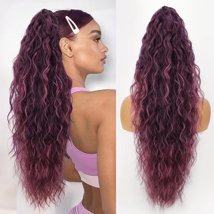 Kalsten | Water ripple ponytail wig