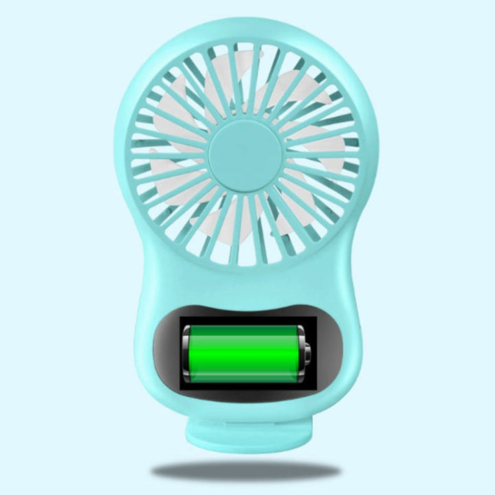Multifunctional Clock Small Fan Creative Desktop Mini USB Fan(White) | Kalsten