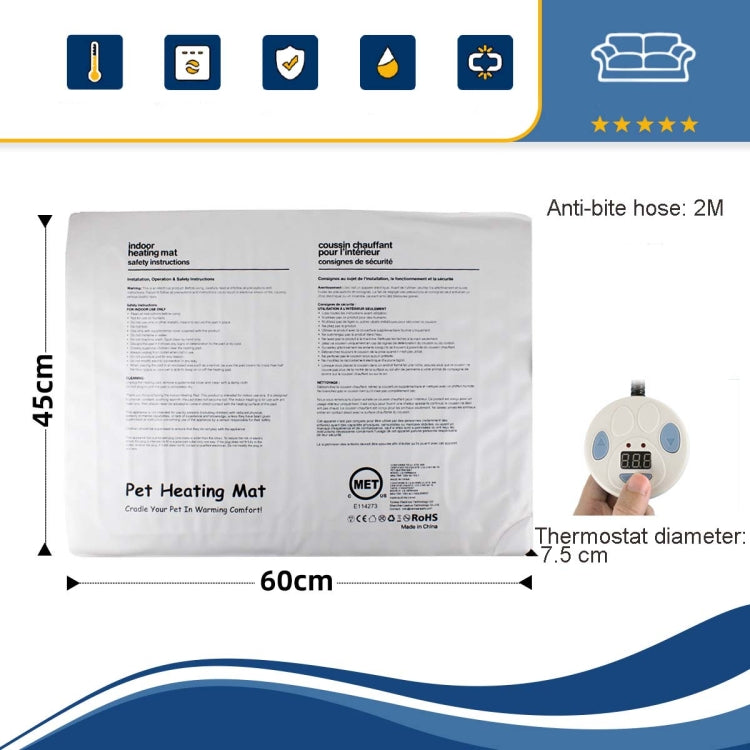 Electric Heating Pad 60×45 cm – Waterproof