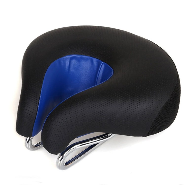Kalsten | Noseless Bike Saddle Mountain Bike Thick Soft Padding (Blue)