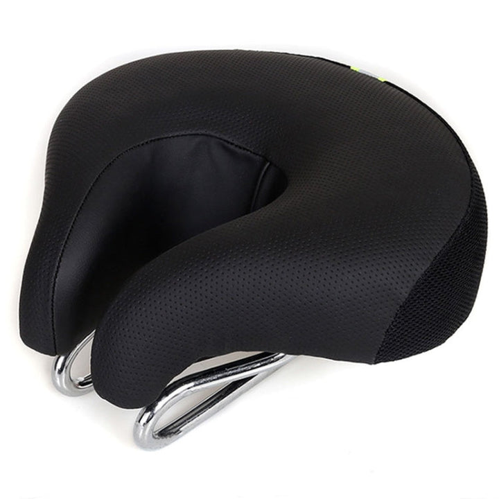 Kalsten | Noseless Bicycle Saddle Mountain Bike Thick Soft Padding (Black)