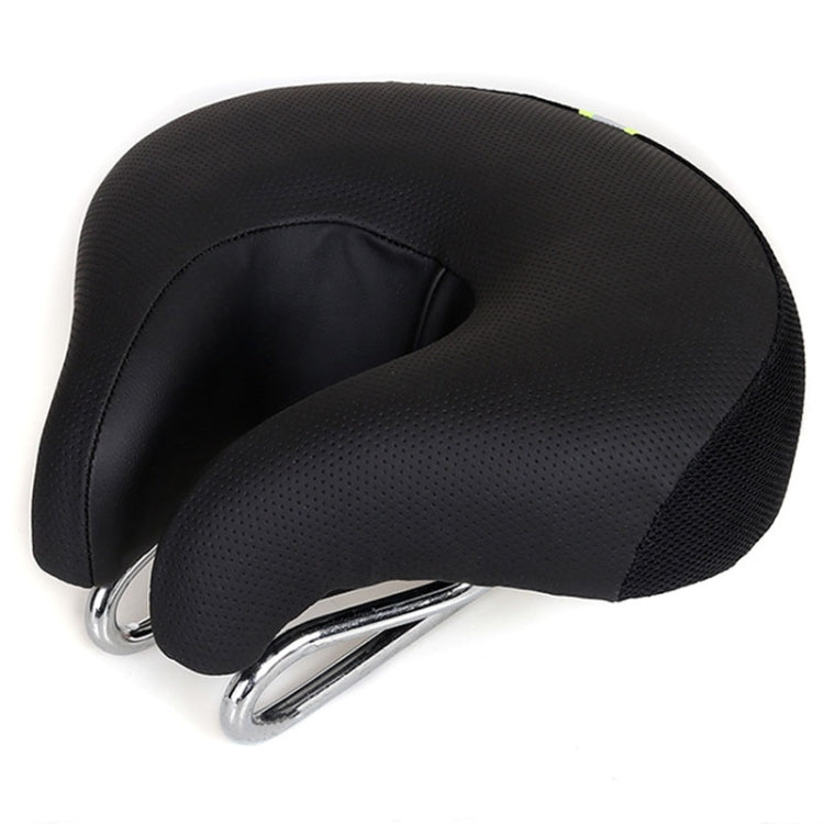 Skanto | Skanto Noseless Bike Seat Mountain Bike Thick Soft Padding (Black)