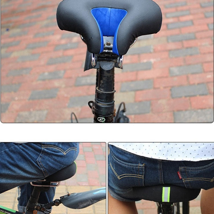 Kalsten | Seamless Bicycle Seat Mountain Bike Thick Soft Padding (Green)