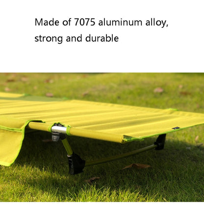 Skanto | CLS Outdoor Lightweight Folding Bed Camping Single Leisure Bed (Black)