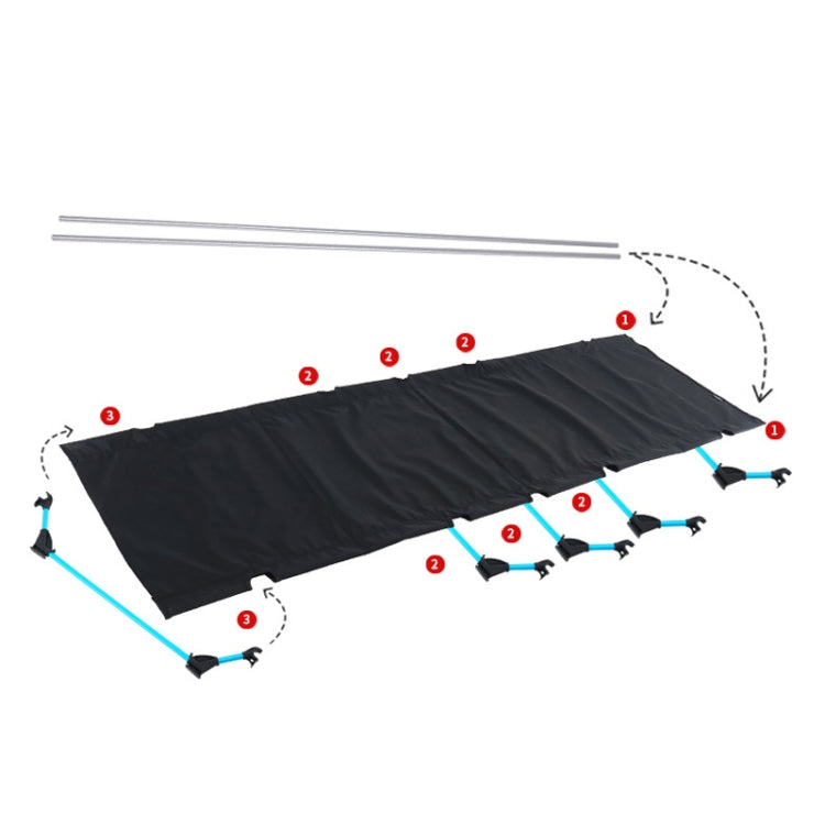 Kalsten | CLS Outdoor Lightweight Folding Bed Camping Simple Leisure Bed