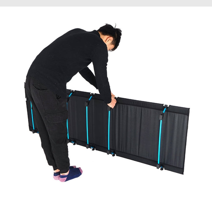 Kalsten | CLS Outdoor Lightweight Folding Bed Camping Simple Leisure Bed (Black)