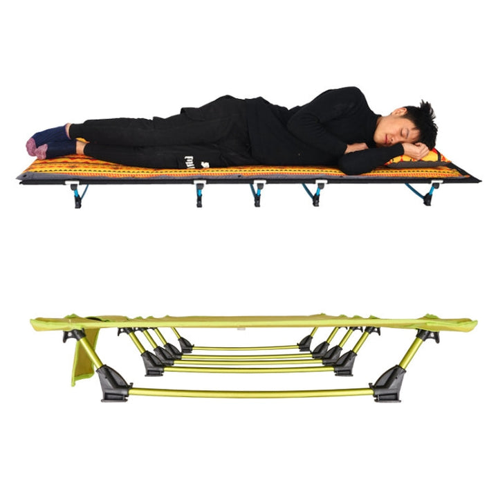 Kalsten | CLS Outdoor Lightweight Folding Bed Camping Simple Leisure Bed (Black)