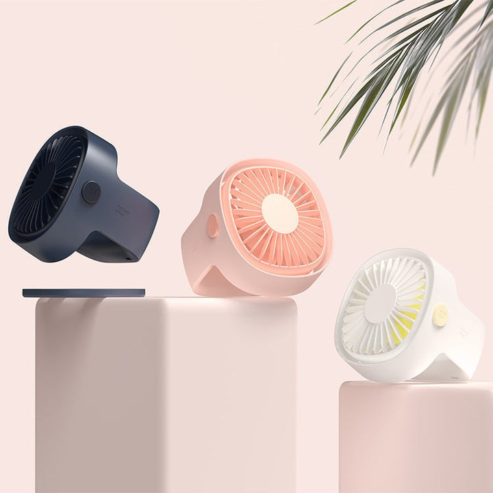 Handheld Desktop Outdoor Student Mute USB Mini Fan(Pink) | Kalsten